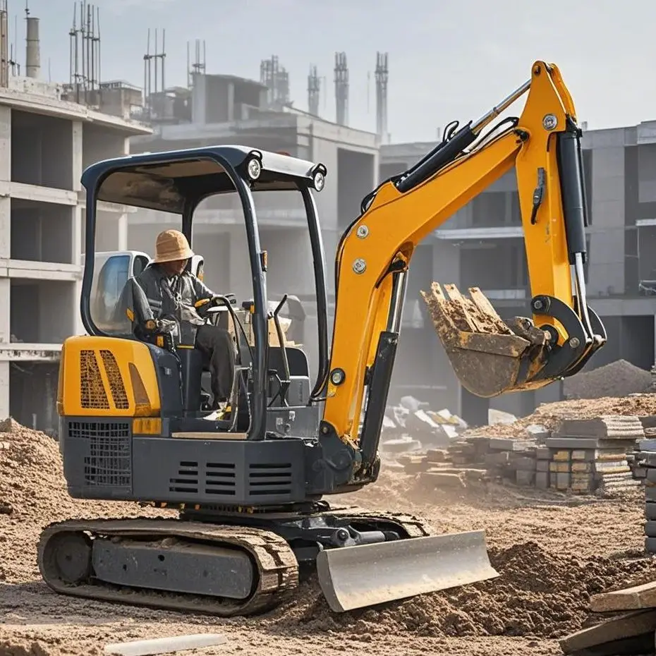 Customize the best performance small excavator track type with discounted price and high quality for sale