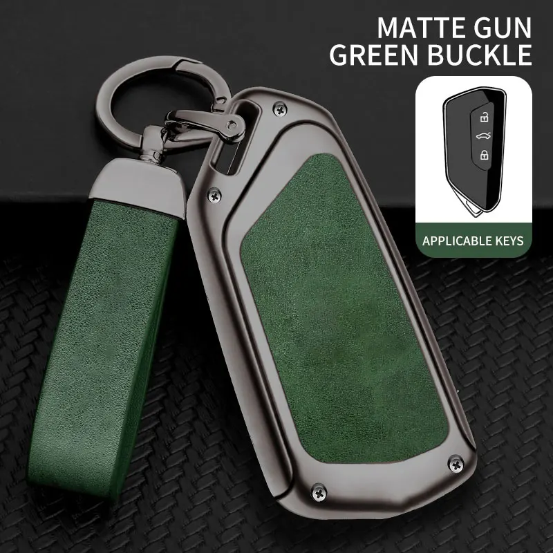 Car Key Case for VW Volkswagen Cupra Formentor Golf 8 MK8 ID.3 ID.4 Skoda Octavia Seat Leon MK4 GTI R Car Accessories view 3