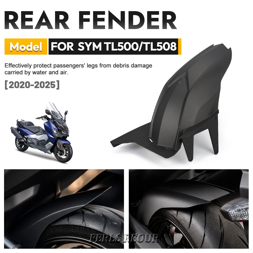For Sym TL 500 TL500 TL 508 TL508 2020-2025 2021 Motorcycle Accessories Fender Extension Rear Wheel Mudguards Splash Guard Cover