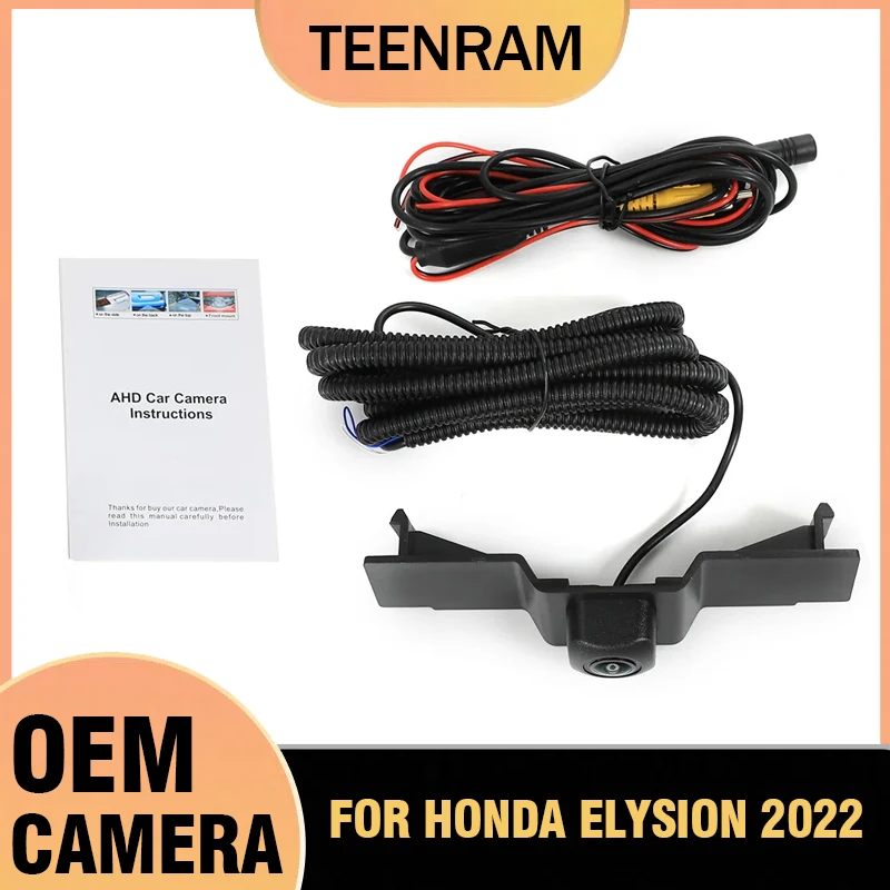 

TEENRAM Vehicle Front View Camera For Honda 2022 Elysion AHD 1080P Night Vision Waterproof 150° Fisheye Lens Parking Monitoring