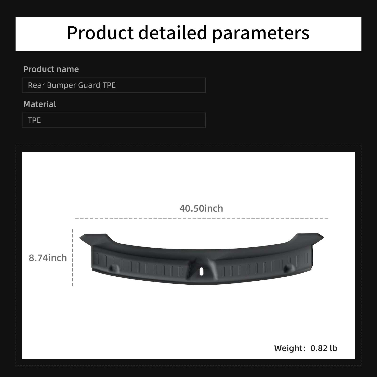 Para Tesla Model Y Lançamento 2025 2026 Juniper: Faixa Protetora da Soleira da Porta Traseira, Placa de Proteção do Para-choque Traseiro, Acessórios A