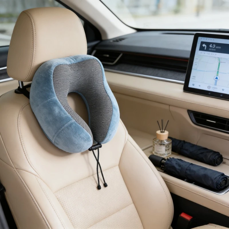 

U-образная подушка из пены с эффектом памяти может хранить магнитная ткань U-образная подушка в подарок автомобильная подушка для путешествий подушка для сна подушка для шеи