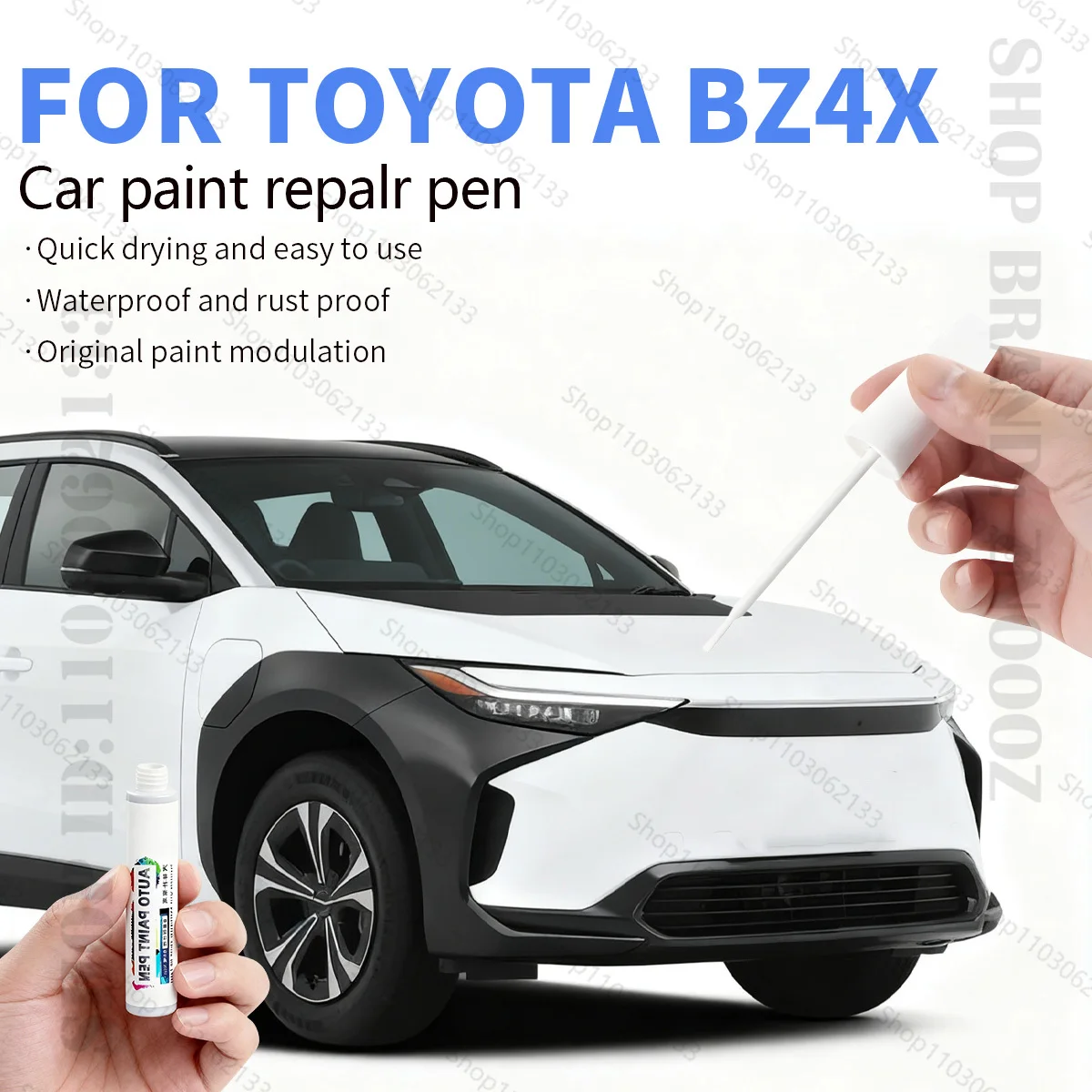 

Для Toyota BZ4X AXA10 2021-2025 ручка для ремонта краски Touch Up средство для удаления царапин DIY автоаксессуары черный, белый, серебристый, серый, синий, красный