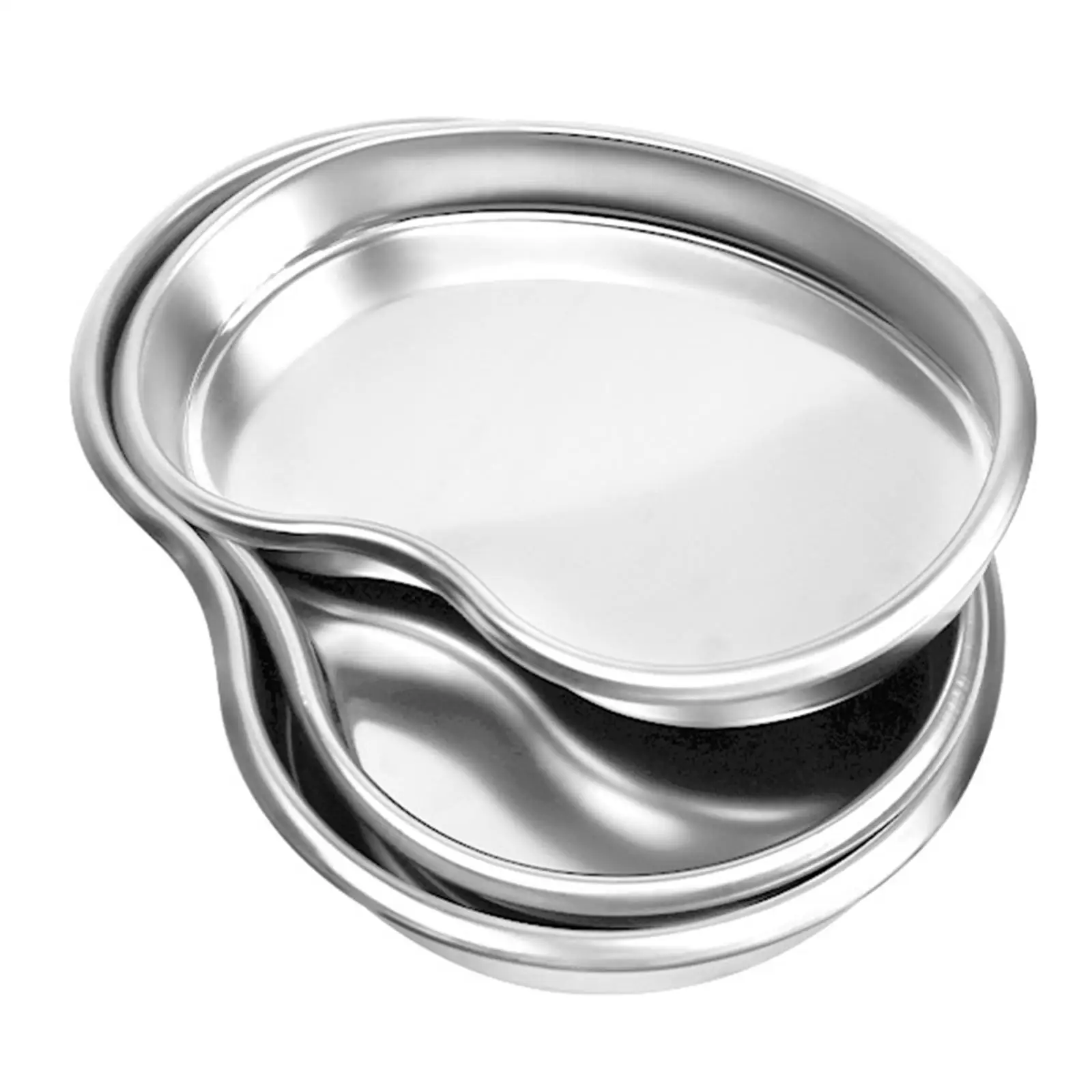 Kidney Tray, Stainless Steel, Silver Reusable Metal Emesis Basin Bending Plate Storage for Liquid Instruments Waster Lab