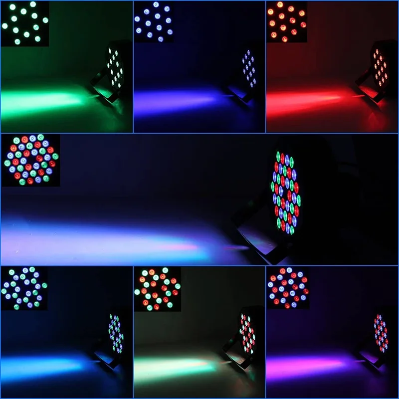 18x18W Led Par Light RGBW Stage Light Wash/Strobe Effect Disco Light Professional Stage Dj Equipment for KTV Bar Christmas Light