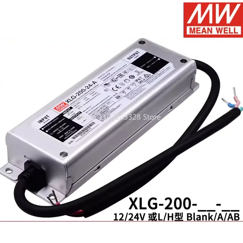 mean well 200W Constant Power Mode LED Driver XLG-200 XLG-200-12-A XLG-200-24-A XLG-200-L-A XLG-200-L-AB  XLG-200-H-A