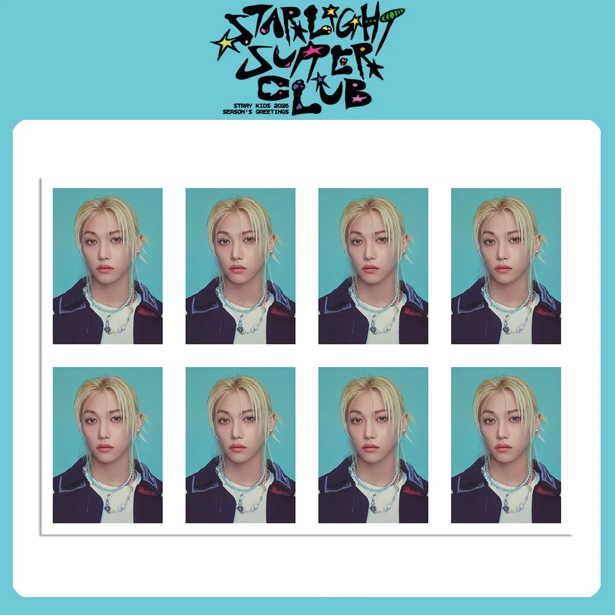 

Новый календарь Stray Kids 2026 с идентификационным фото, однодюймовое фото, голова SKZOO, фото бродяги, дети окружают