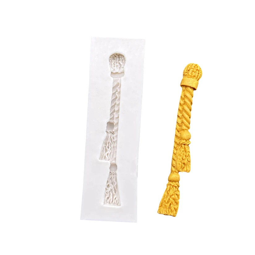 Curtain Tassels Silicone Sugarcraft Mold Resin Tools Cupcake Baking Mould Fondant Cake Decorating Tools