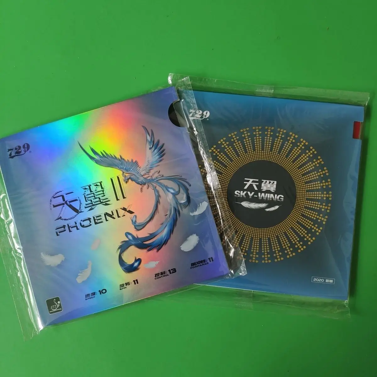 

729 Sky Wing Table Tennis Racket Rubber Backhand Super Light for Competition Sports And Entertainment Equipment