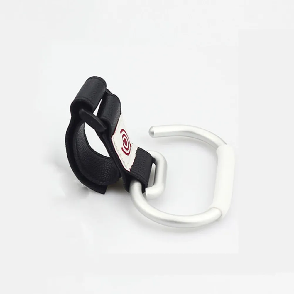 Baby Stroller Hooks Aluminum Alloy Heavy Duty Rotatable Clips for Hanging Diaper Bags Purse Stroller Accessories Black Silver
