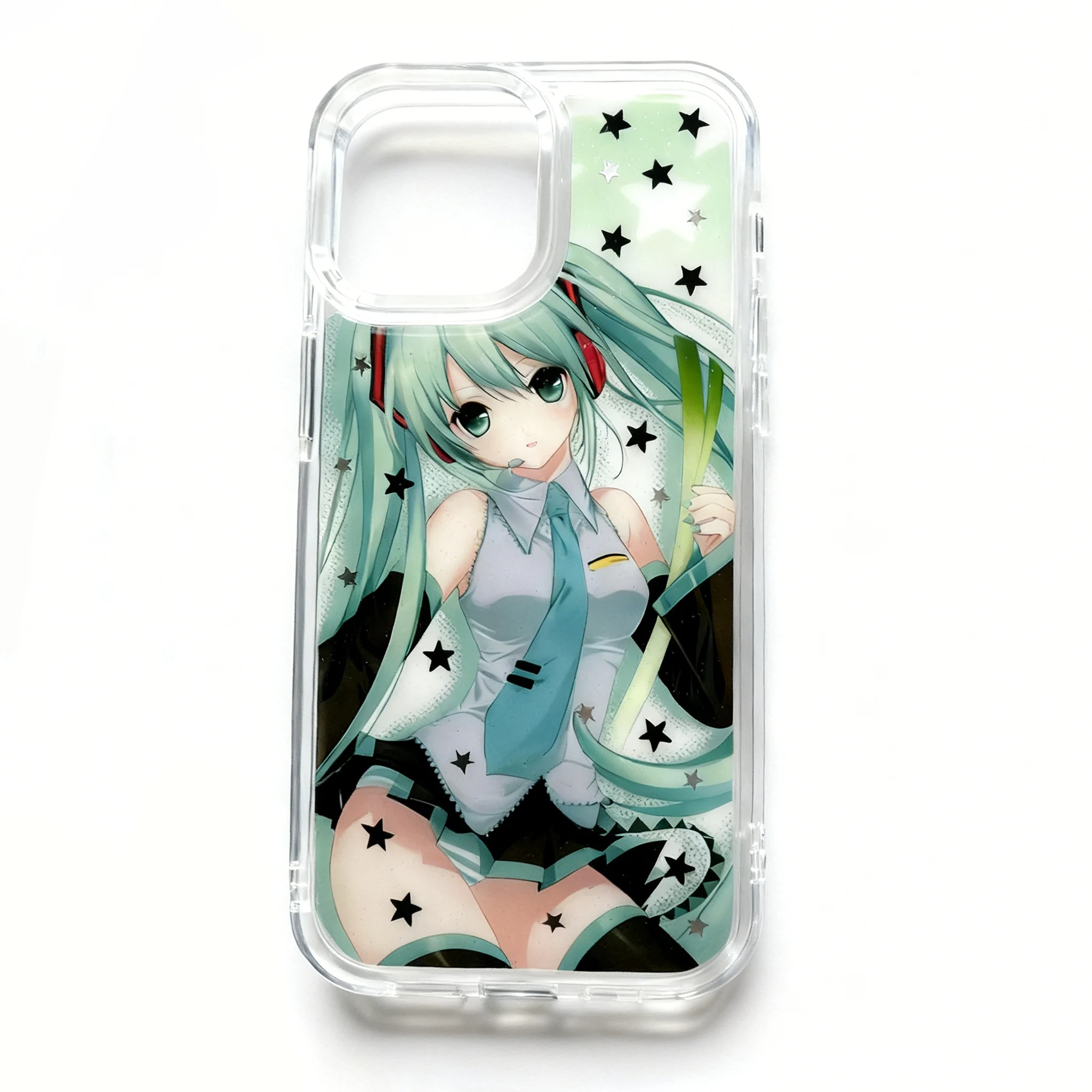 Y2k Anime Girls Stars Phone Case For IPhone 17 16 16e 15 14 13 12 11 Mini Pro Max X XR XSMax 7 8 Air Plus Transparent Back Cover