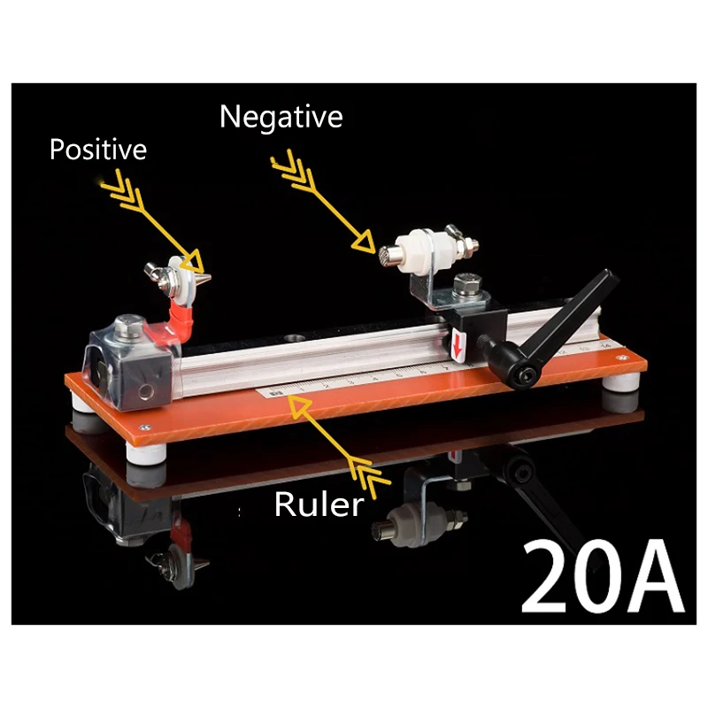 Fiexible Adjustment 18650 Test Frame Rack 26800 Lithium Battery 32650 Fixture 21700 Capacity 20A Battery test Tool