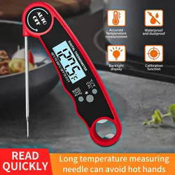 Thermomètre étanche électronique pour barbecue, jauge de température d'eau, jauge de température d'huile de cuisine de cuisson, tr/min