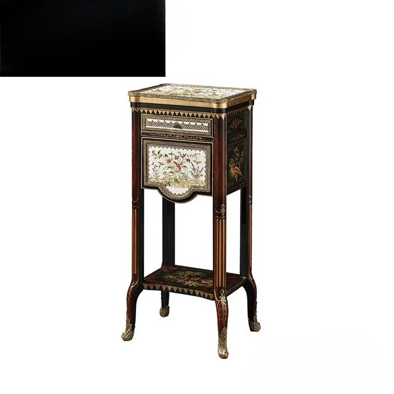 

Classical mahogany carving hand-painted villa living room decoration corner table