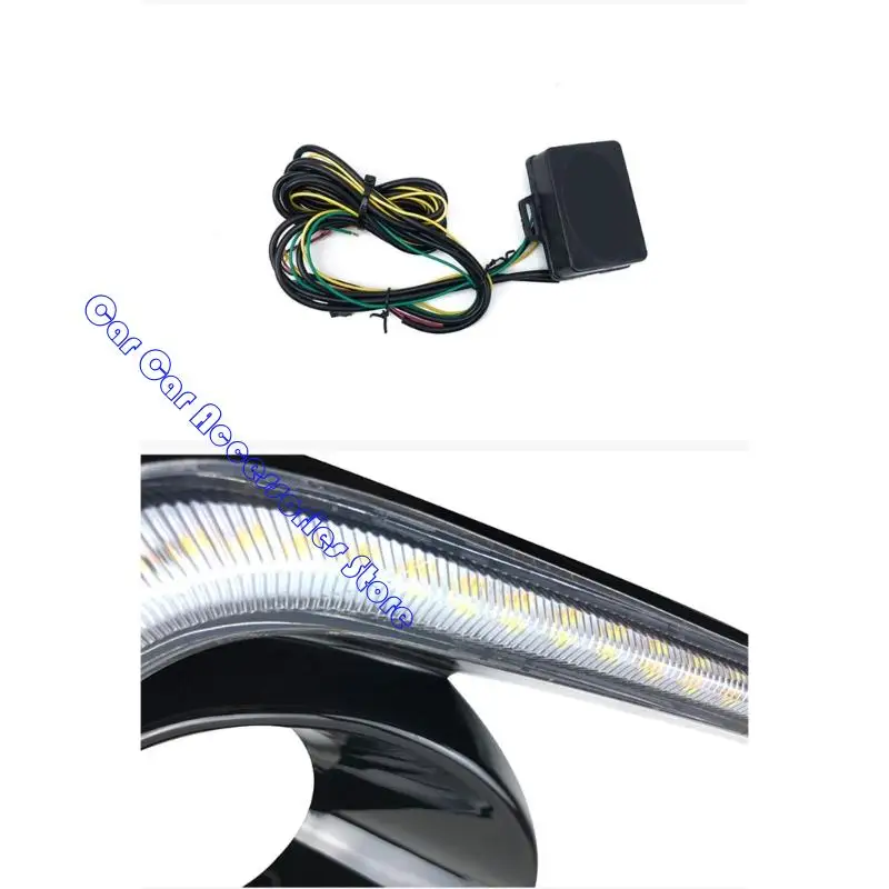 242D بدوره مصباح إشارة النهار تشغيل ضوء 12 فولت مصباح الضباب ل 2019-2023 #3