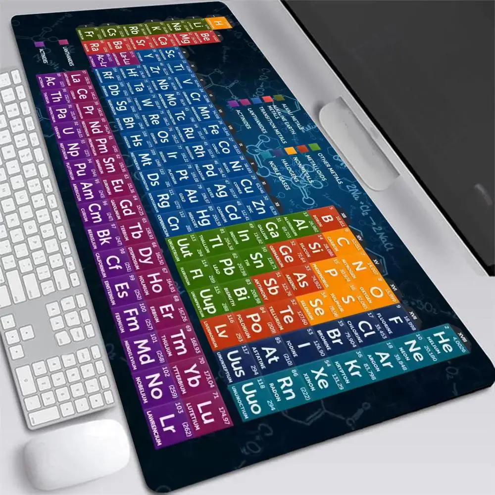 

Gaming Mausepad 900x400 Large Periodic Table of Chemical Elem Mouse Pad xxl Anti-slip Mousepad Gaming Keyboard Desk Pad Mat PC