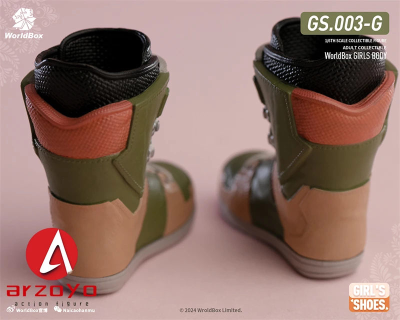 Worldbox GS003 1/6 chaussures de Ski femme bottes de neige solides modèle adapté 12 ''soldat pieds détachables figurine corps poupées