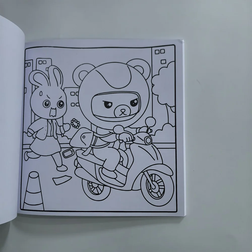 كتاب تلوين للبالغين من Fuzzy Felons - مشاهد مهدئة مع شخصيات حيوانات لطيفة لتخفيف التوتر للمراهقين