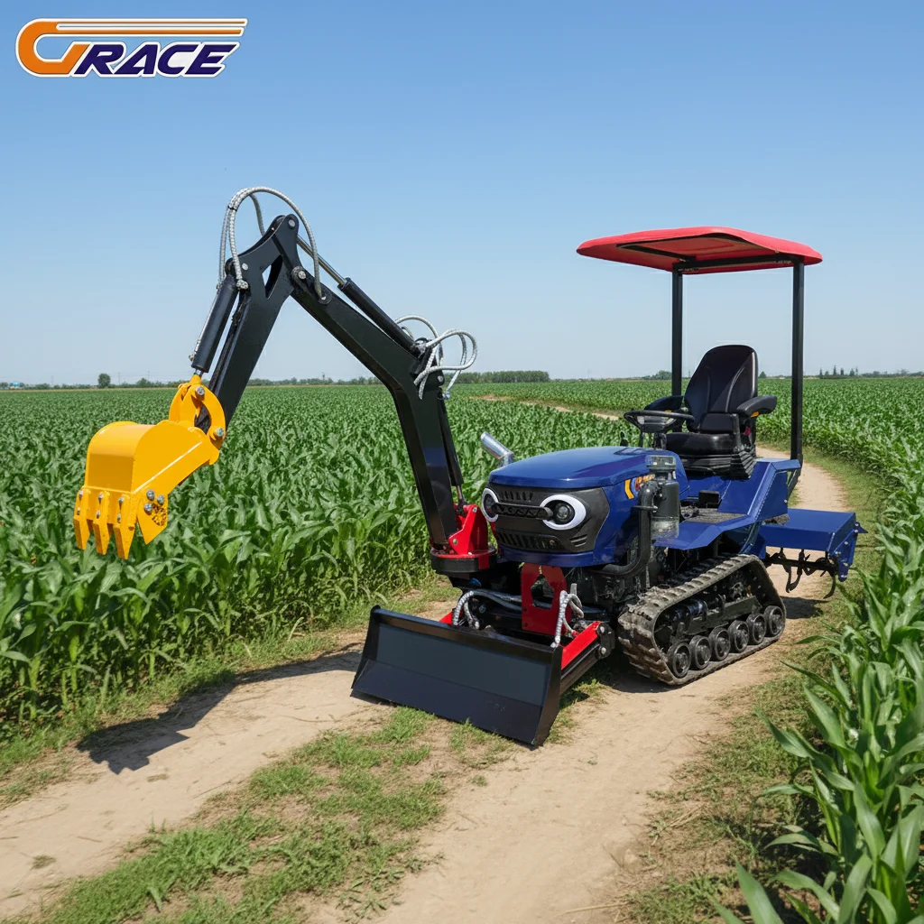 Customize Versatile Tractor Compatible With Various Farm Implements Tools