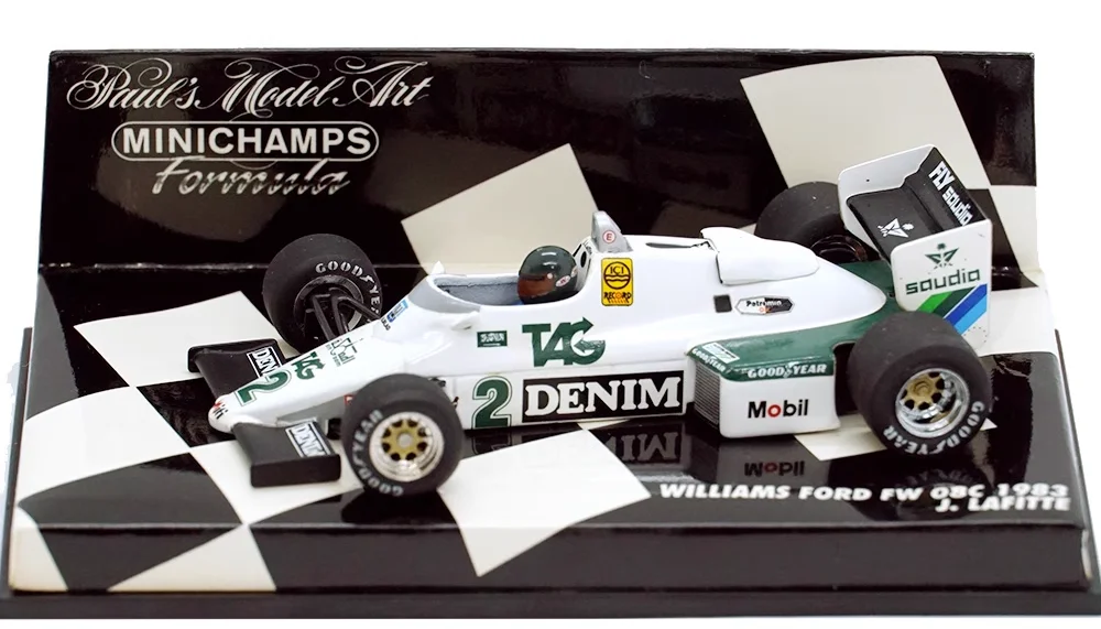 

MINICHAMPS 1:43 F1 FW08C 1983 Lafite Simulation Limited Edition Resin Metal Static Car Model Toy Gift