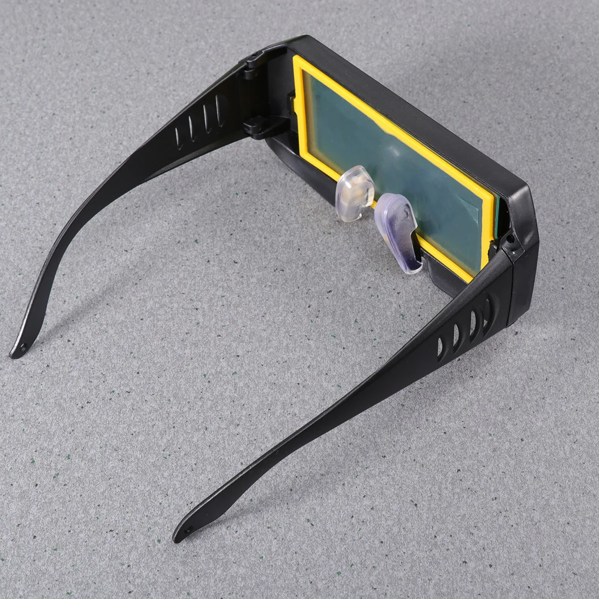 Solar Powered Auto Darkening Goggle Black Adjustable Shade Anti-Uv Infrared Protection Safety Goggles For Welding Helmets