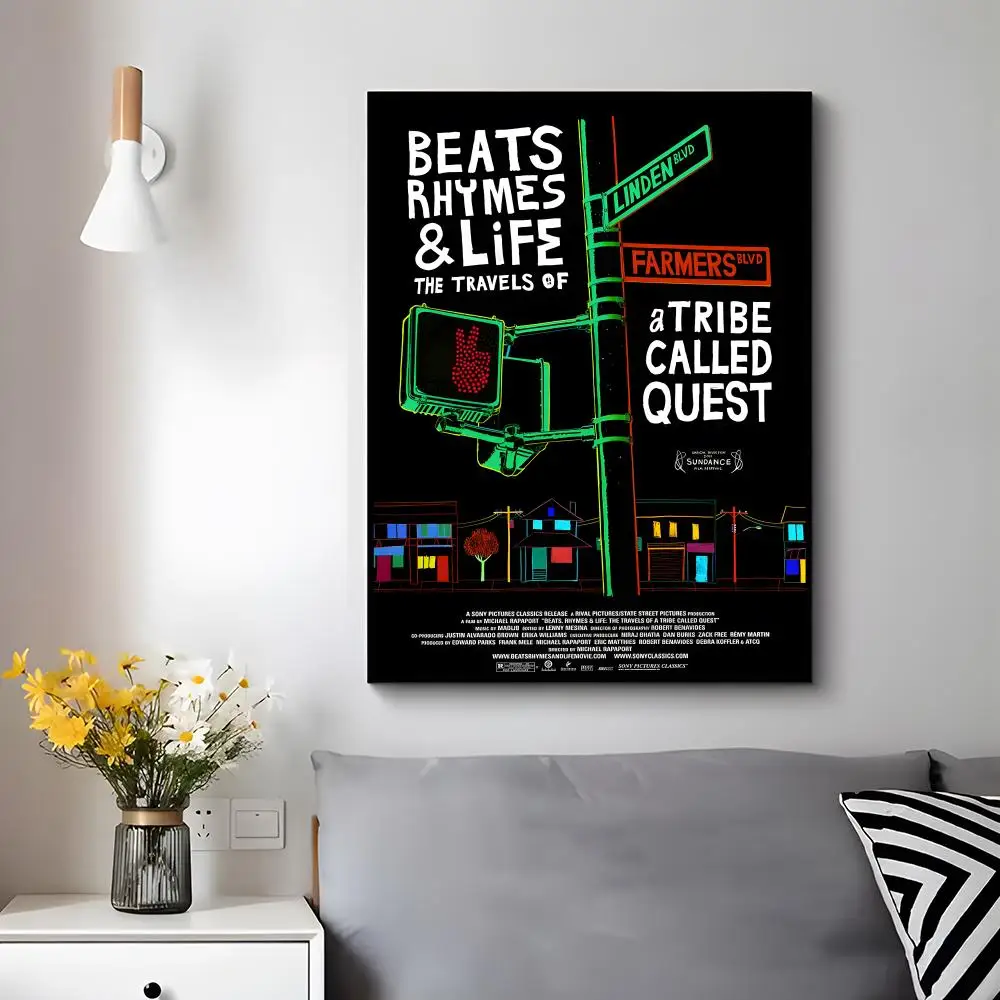 Hip-Hop Group A-a Tribe Called Quest Poster Trendy Aesthetic Wall Decor for Dorm & Bedroom