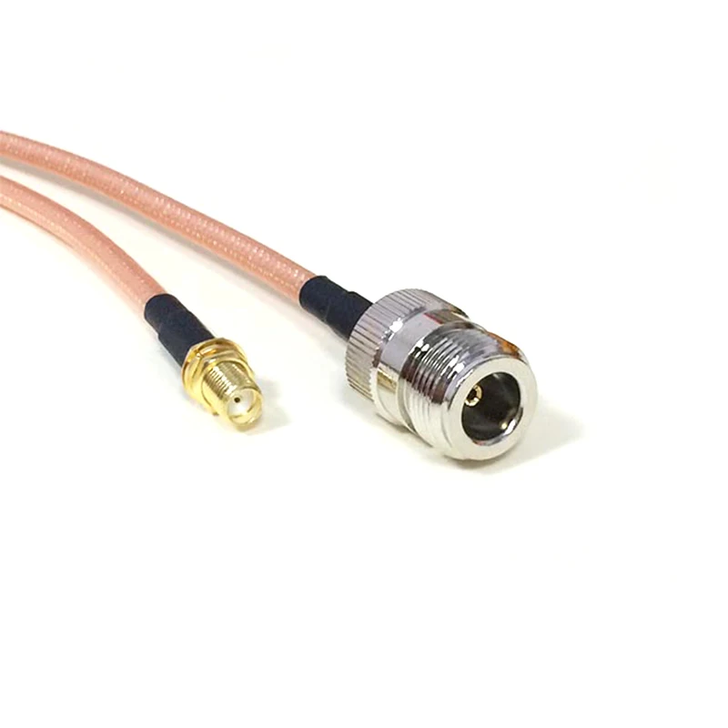 1PC Wifi Extension Cable N Female Switch SMA Jack Nut RF Coax Adapter Pigtail RG142  50CM/100CM Low Loss Wholesale