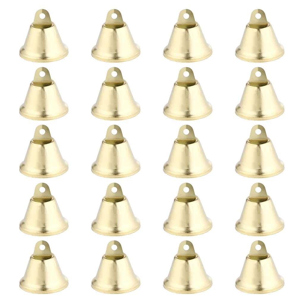 

40Pcs Pet Bell Accessories Metal Small Jingle Bells Perfect Hanging Decoration for Christmas Tree Wedding Festival Party Cat Dog