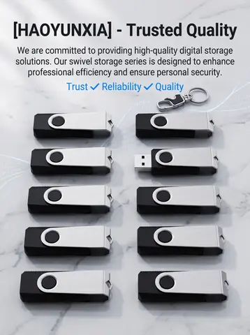 10 Pcs lot 100% Real Capacity Swivel USB Flash Drive 4GB 128GB H2testw Verified Free Custom Logo Memory Stick wholesale Personal