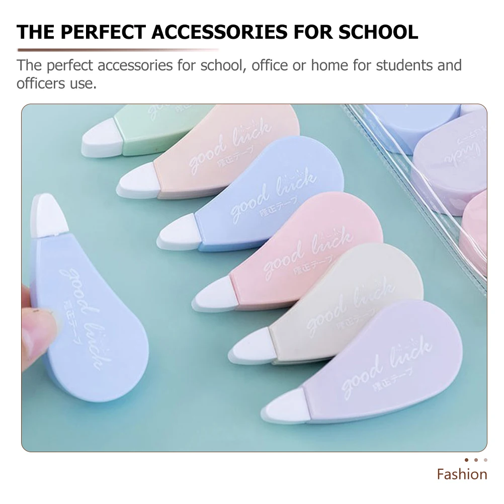 10 Pcs White Duct Smooth Writing Studying Daily School Supplies Tape Correction Tape Mini Large Capacity Eraser