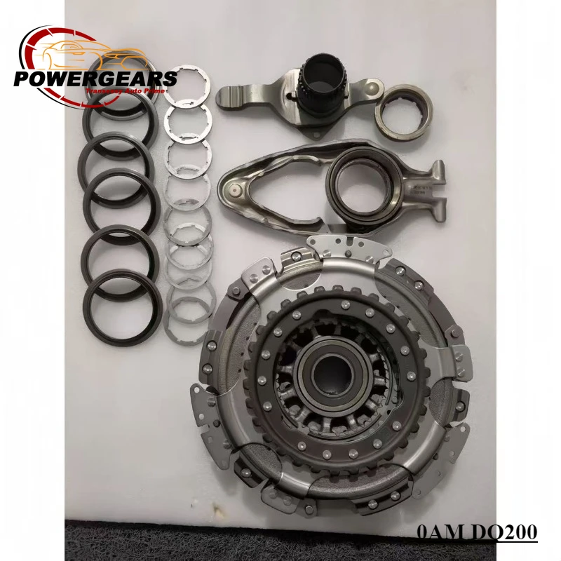 

0AM DQ200 DSG 7-Speed Dual Clutch Kit 0AM198140L Fits For Audi VW Golf 1.2T 1.4T 0AM198140L