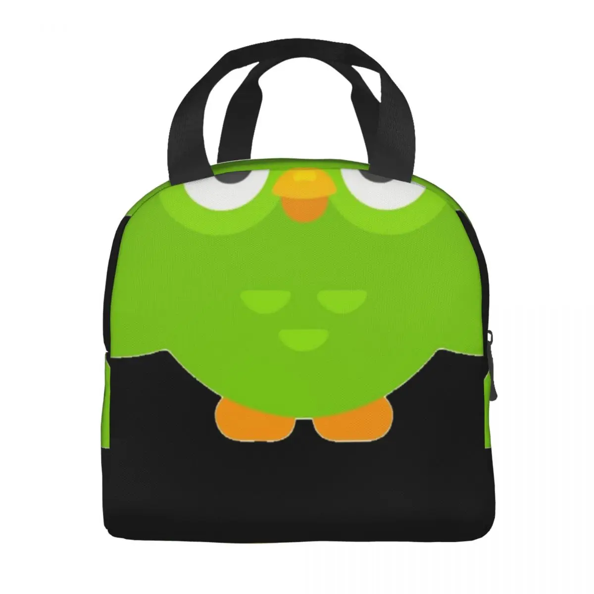 Duolingo Owl Duo Lunch Bag Unisex Portable Cooler Thermal Insulated Lunch Box Picnic Storage Food Bento Box