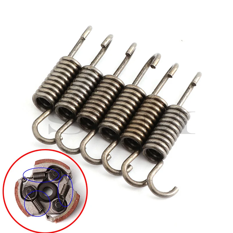 6 pcs/lot Standard Motorcycle Clutch Springs for 47cc 49cc Mini Moto ATV Pocket Bike Lawn mower Accessories