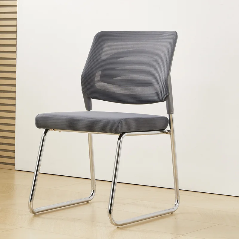 

Стул со спинкой для персонала офисной встреч, кресло для приема с дышащей сеткой, табурет для стола в комнате для тренировок