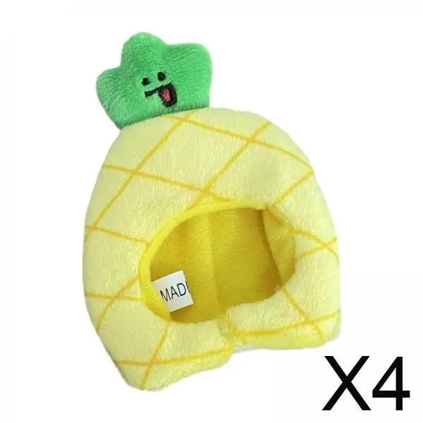 

Mini Plush Doll Headgear Soft Fabric Hat Accessory for 10cm Doll Dress Up Photo Props and Collection