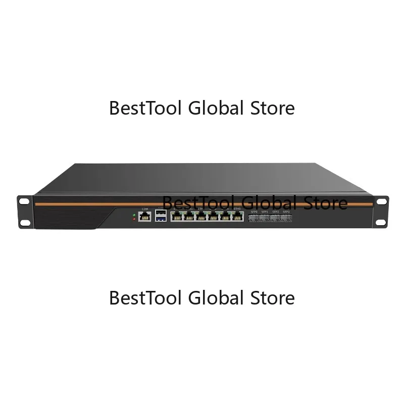 Oem I-el A-m Pro-sor C3558 C3758 C3000 C3958 Pf Sense 4 10Ge Soft Router Pfsense Wired 6Lan 4Sfp 1U Rack Firewall