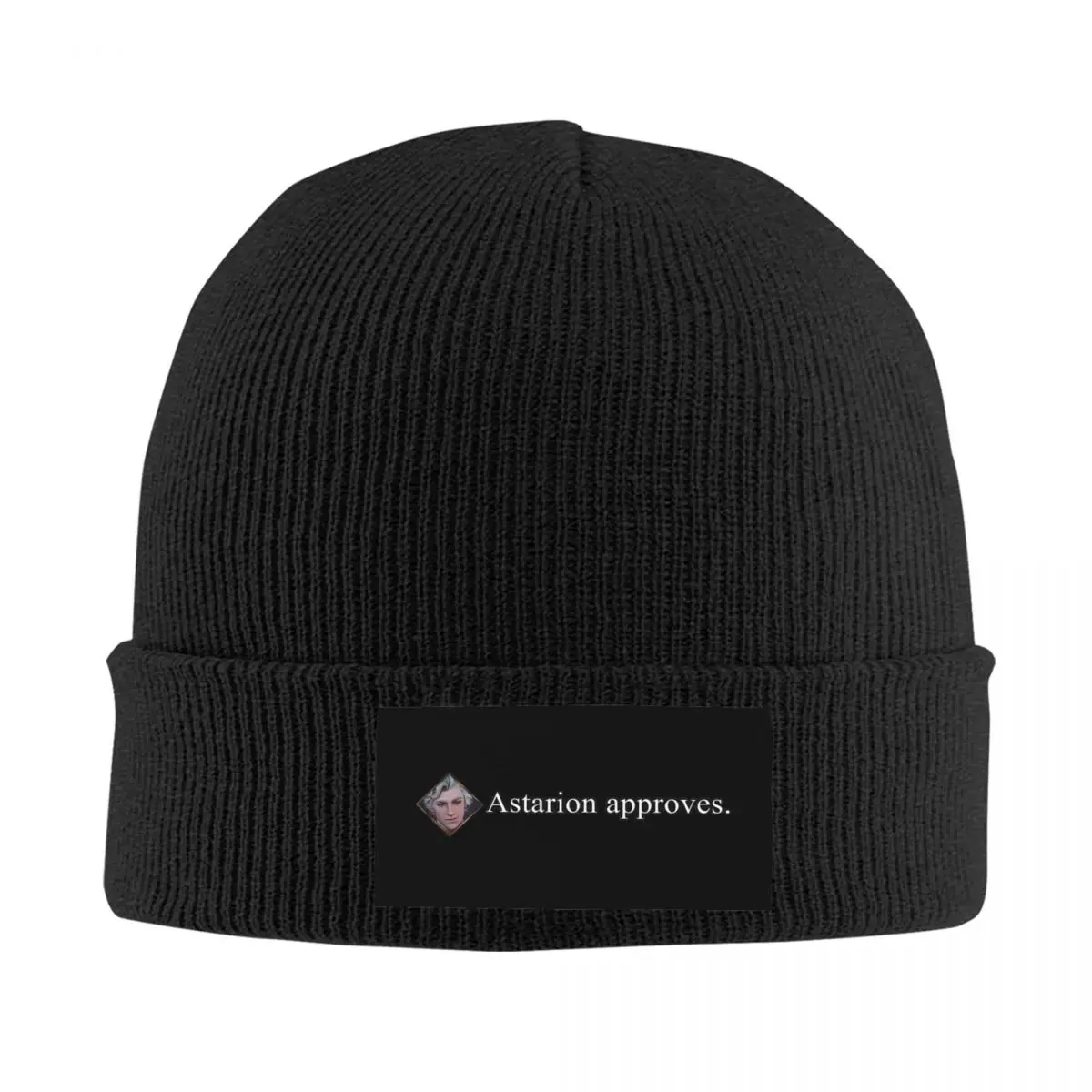 Astarion Vampire Approval Knitted Hat Women's Men's Beanies Autumn Winter Hat Acrylic Baldur's Gate Game Warm Cap