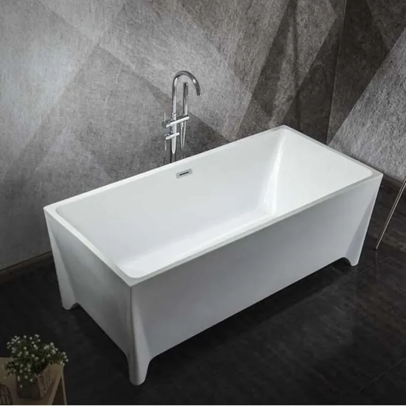1.7m Acrylic Freestanding Bathtub Classical High End Soaking Tub for Hotel Villa Project Luxury Bathroom Fixture