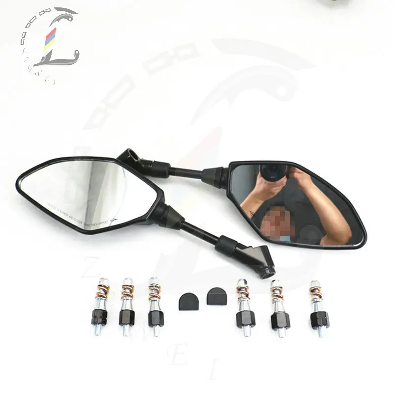 Motorcycle For Universal For XR250 DRZ400 DR250  Rearview Mirror 8MM 10MM E-Bike Side  Electromobile Side Convex Mirror