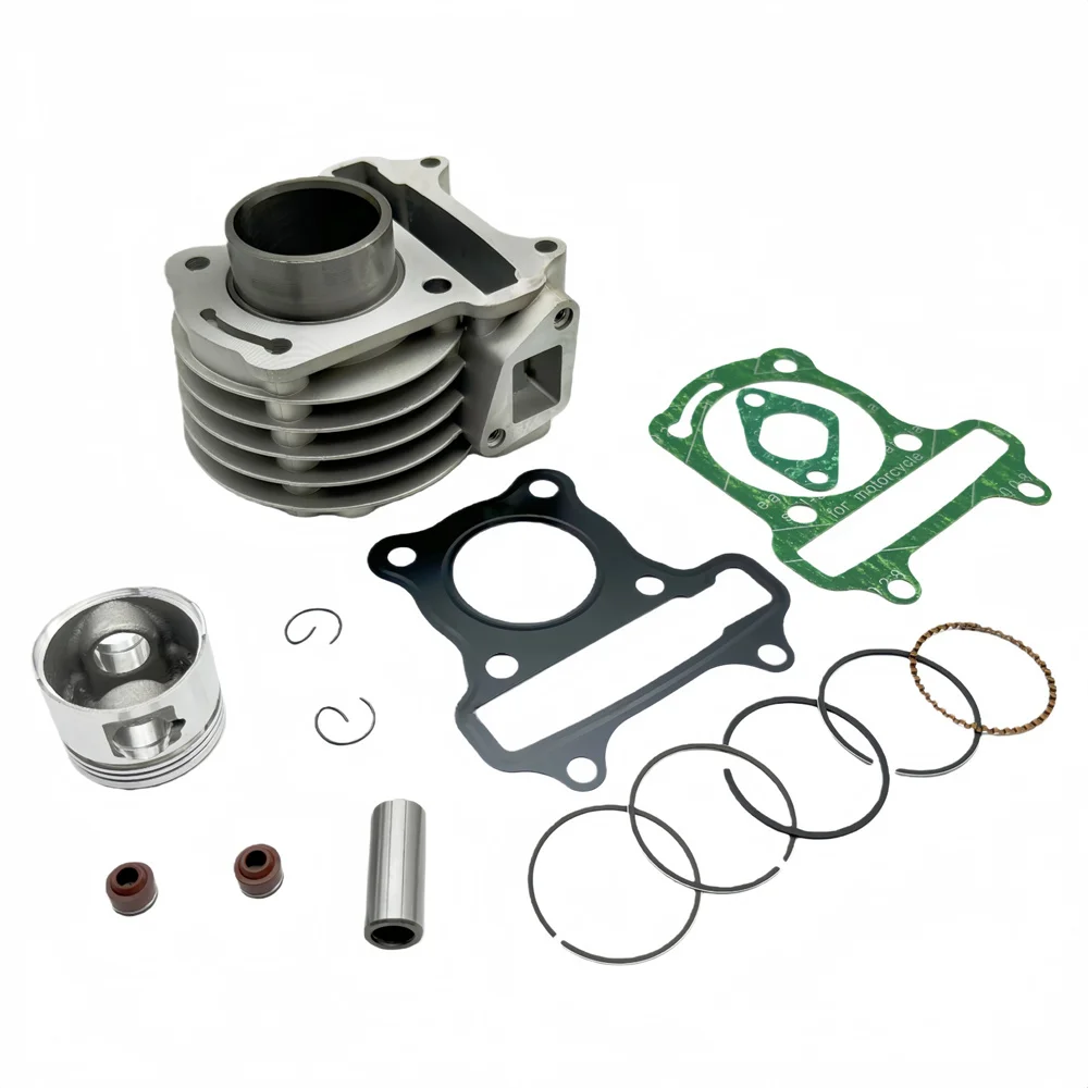 

44mm Bore Cylinder with Gaskets and Piston Rebuild Kit for GY6 60cc 4 Stroke Engine 139QMA 139QMB Scooter Moped Go Kart ATV