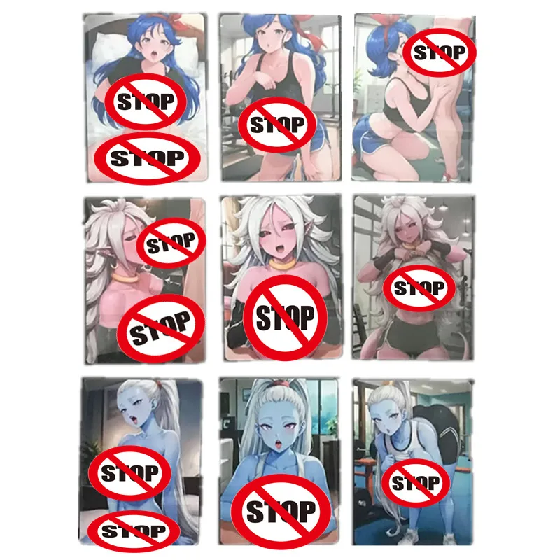 

9 шт./компл. аниме-карта Dragon Ball Super Android No. 21 Bulma Whis ACG Сексуальная обнаженная карта Super Saiyan Игрушка Подарочная игровая коллекционная карта