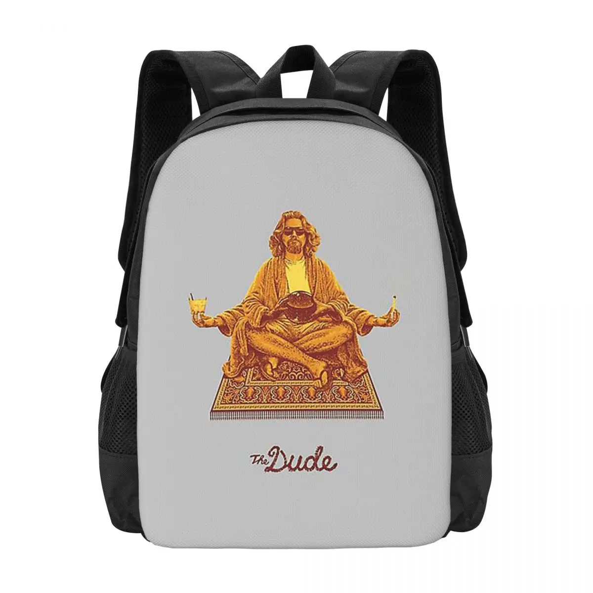 

The Dude Budha The Big Lebowski Backpack Hot Sale Daypack Large Capacity Kids BookBag School Bag Shoulder Bags for Men Women