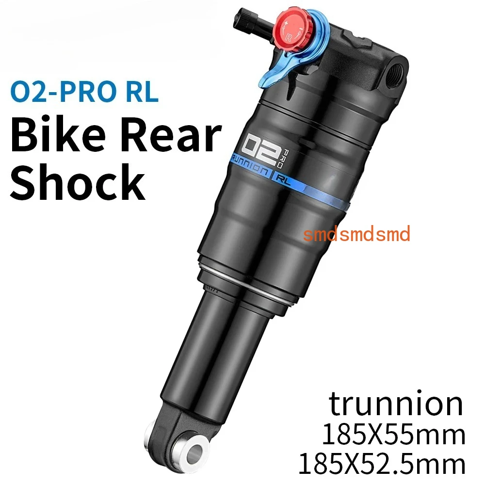 Bike Rear Shocks 185/225mm Aluminum Air rear shock Trunnion Downhill MTB Mountain Bicycle Rear Shock Absorber