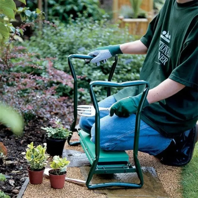 New outdoor kneeling garden kneeling chair garden tool stool gardening belt tool kit garden kneeling stool