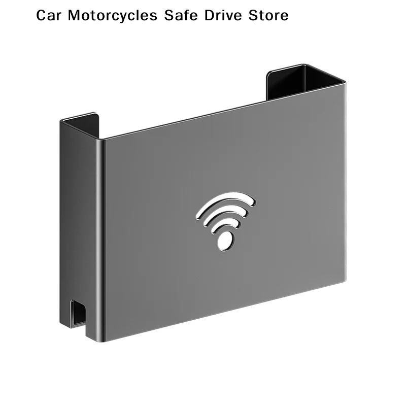 【CM】Minimalist Wireless Router Storage Box Without Drilling Wall Hanger For The Living Room WiFi Router Holder And Storage Shelf image 5