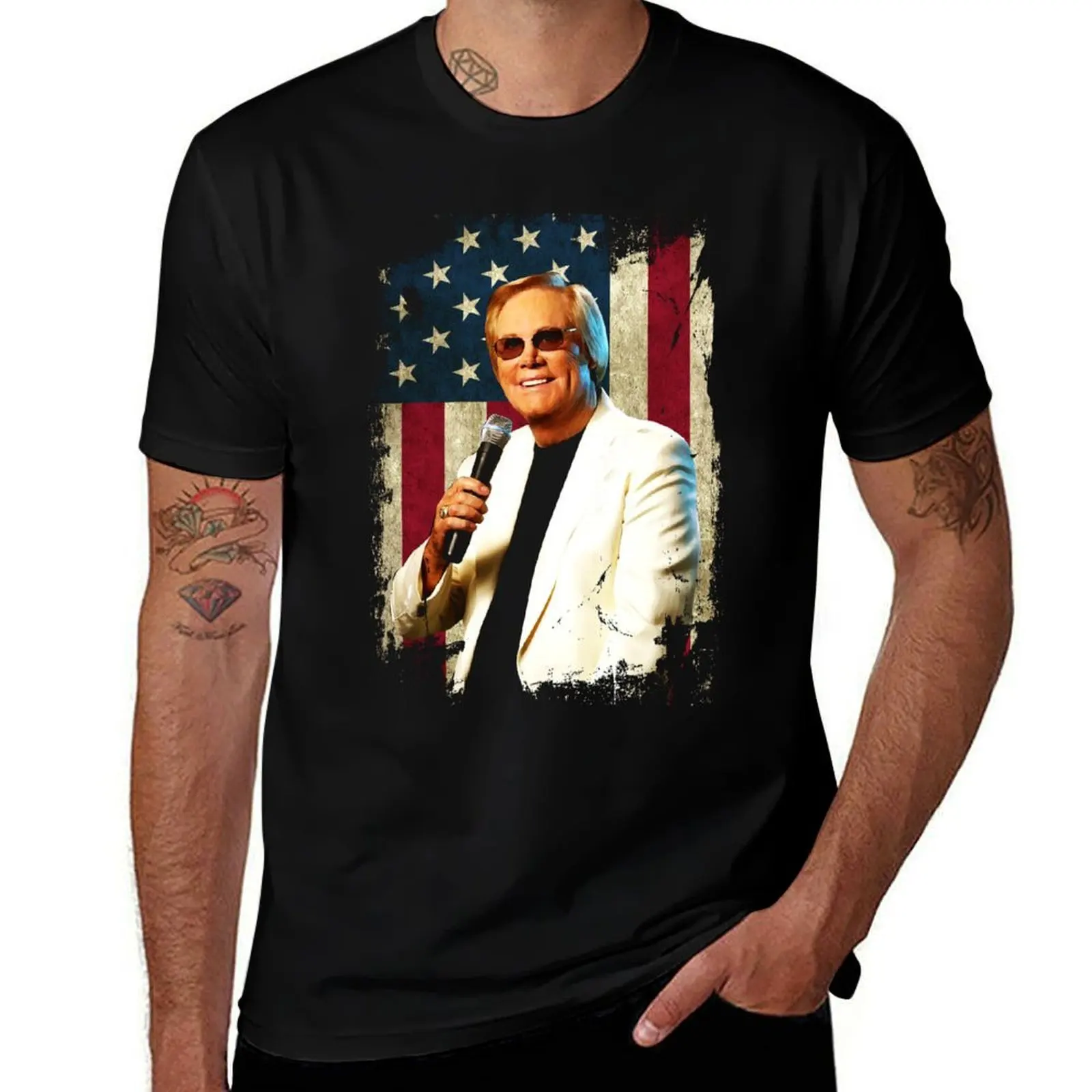 

Vintage George Jones T Shirt For Mens and Womens Tee T-Shirt anime t shirts oversize funny t shirts dark humor T-Shirt