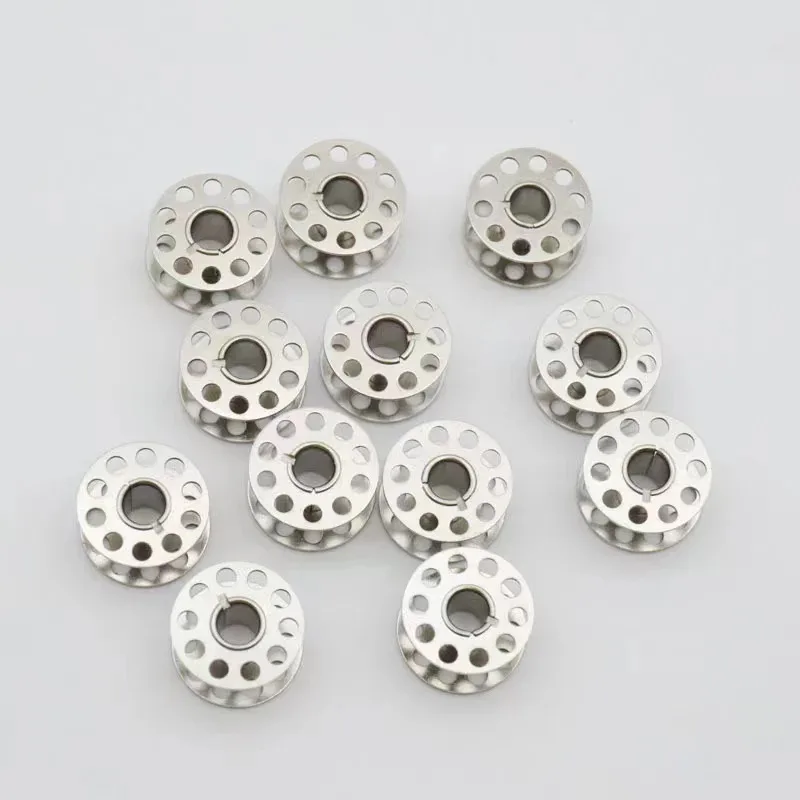 10/20/40/60/80Pcs High Quality Metal Bobbins Spool Sewing Craft Tool Stainless Steel Sewing Machine Bobbins Spool for