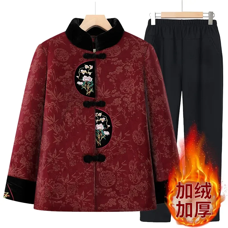 

Autumn Middle Aged Mother Large Size 5XL Outwear 2025 High-grade Femme Thickening Coat Korean Lady Fashion Cotton Padded Jacket