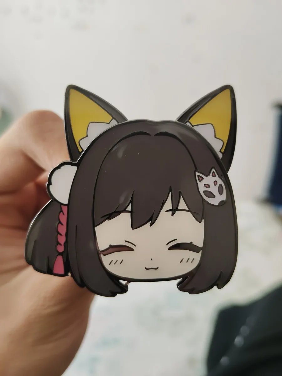 In stock Shiroko Izuna Metal Badge Original Merch Blue Archive Cosplay Costume Anime Cartoon Cute ACGN Accessories Gifts