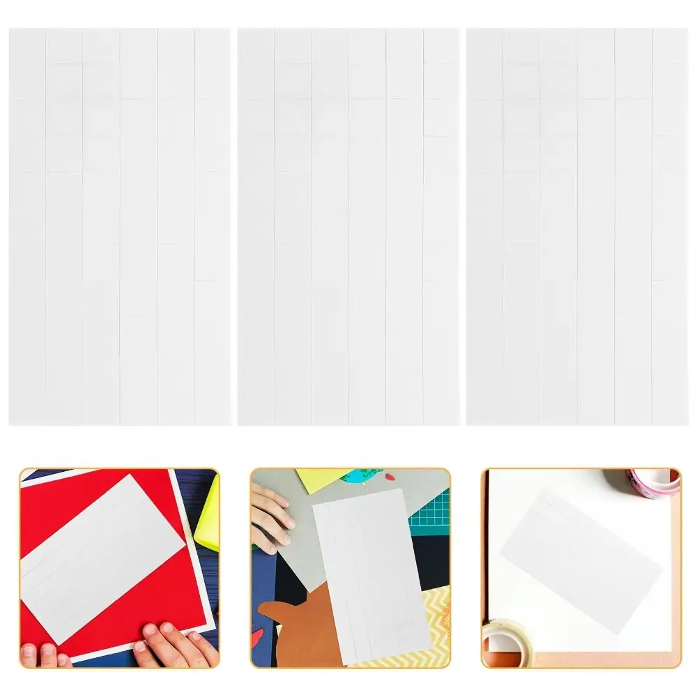 5pcs Removable Double Sided Sticky Dots Strong Glue Residue-Free Foam Adhesive Tape Universal Double Sided Tape